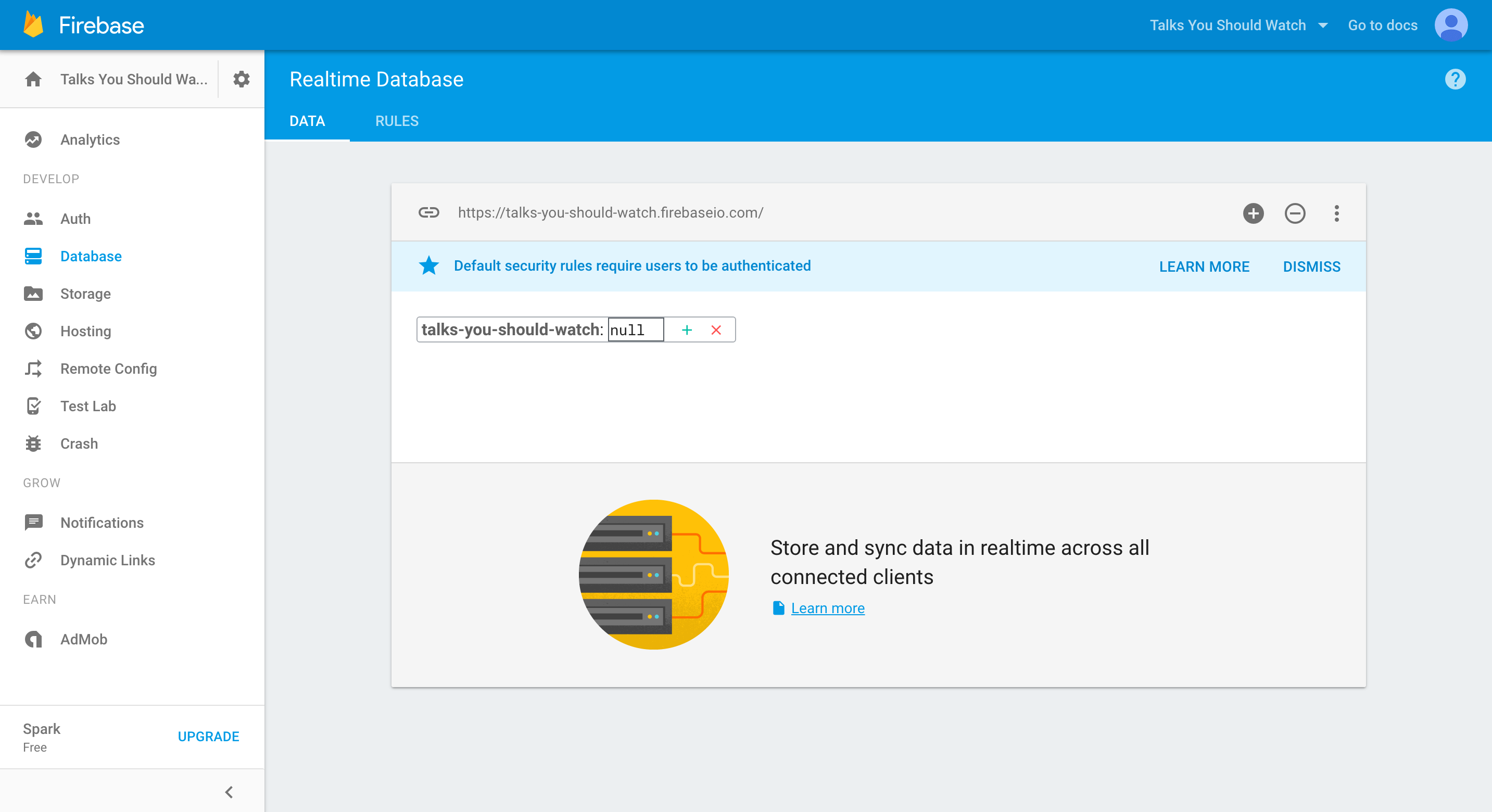 Empty Database